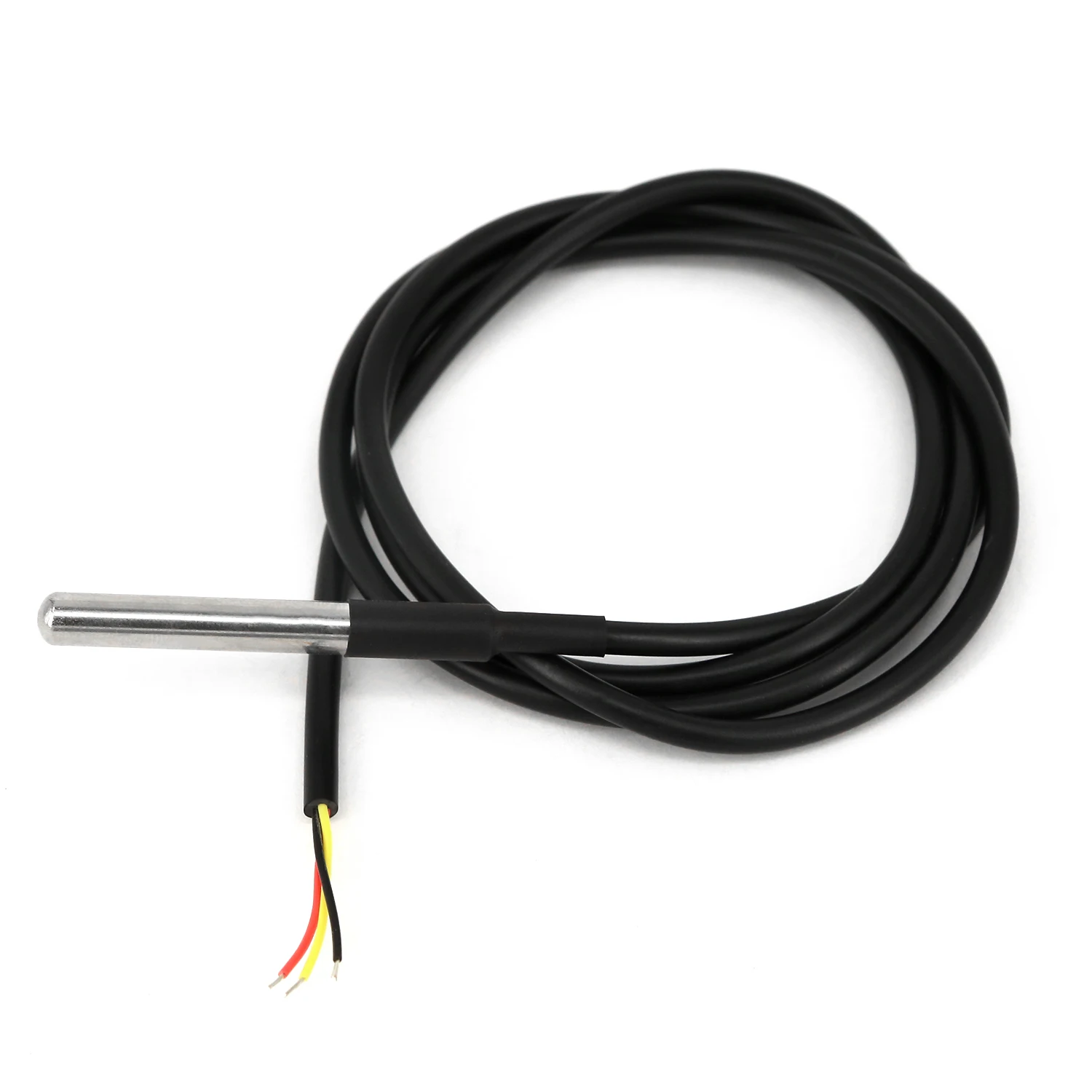 датчик температуры с корпусом из нержавеющей стали ds1820,. спадающийся зонд для энтерального питания. зонд желудочный berotube размер ch fr 18. цифровой датчик температуры ds18b20. T18 probe.