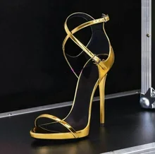 Big Sale Gold Patent Leather Strappy Women Sandals Cut-out Peep Toe Ankle Strap Gladiator Sandals Women Summer Dress Shoes цена Big Sale Gold Patent Leather Strappy Women Sandals Cut-out Peep Toe Ankle Strap Gladiator Sandals Women Summer Dress Shoes цены онлайн