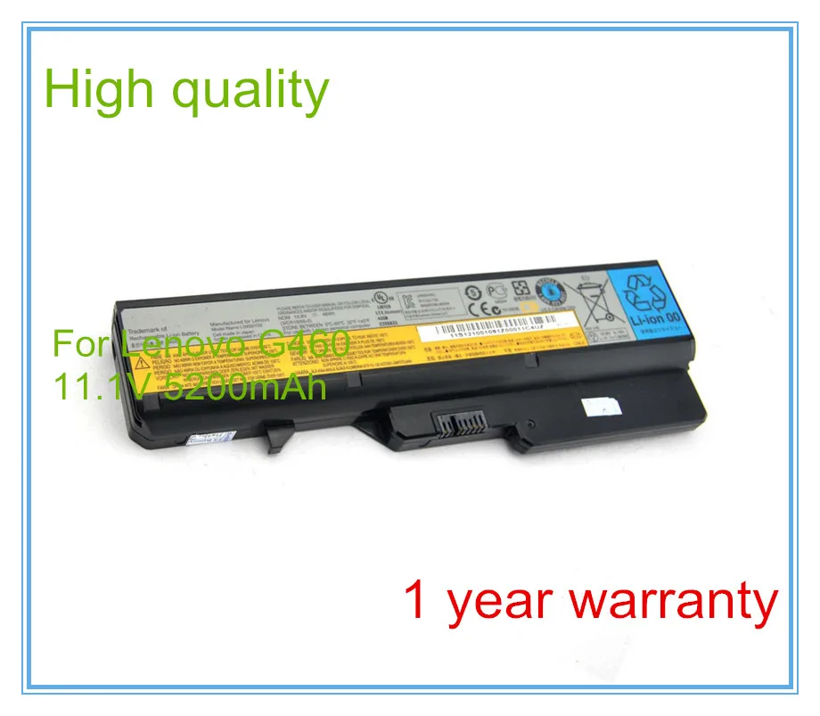 

5200MAH 6cells Laptop Batteries for G460 BATTERY G470 Z460 Z470 G560 V360 Z560 V560 E47 Z370 Z465 B570 B575 V470