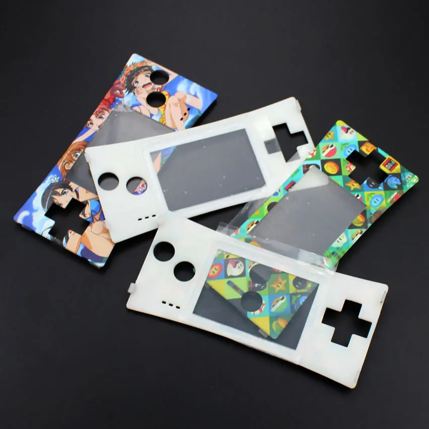YuXi Front Faceplate Cover Replacement for GameBoy Micro for GBM Front Case Housing Repair Part