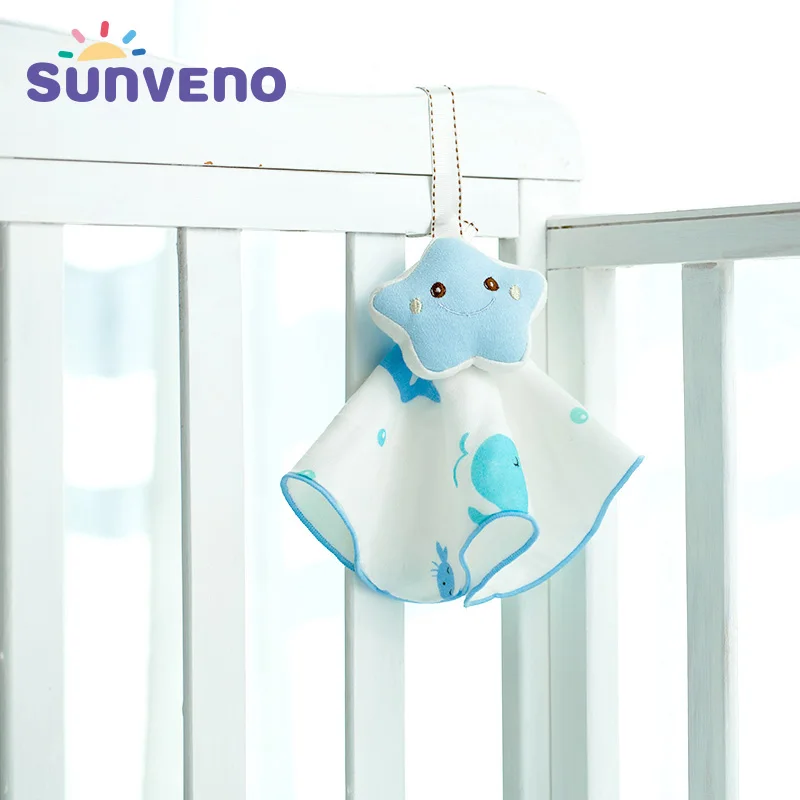 

Sunveno Cotton Cartoon Baby Saliva Towel Feeding Baby Handkerchief 1 pc Star Doll+3pcs Towel/lot Newborn Washcloth Bathing Towel