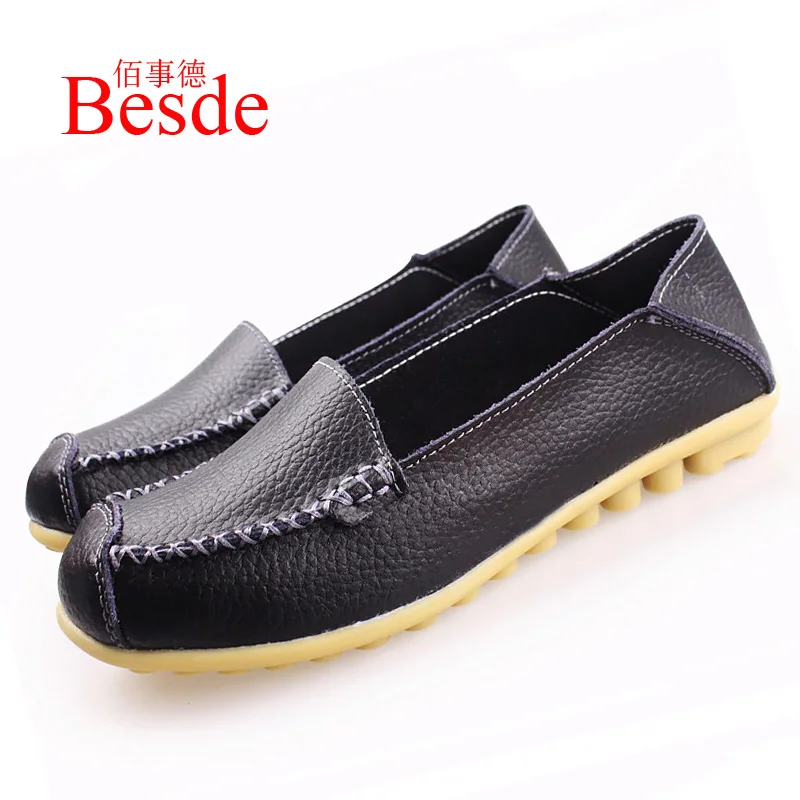 

Ladies Nurse shoes woman flars spring 2019 fashion slip-on loafers women's flats black shoes scarpe donna