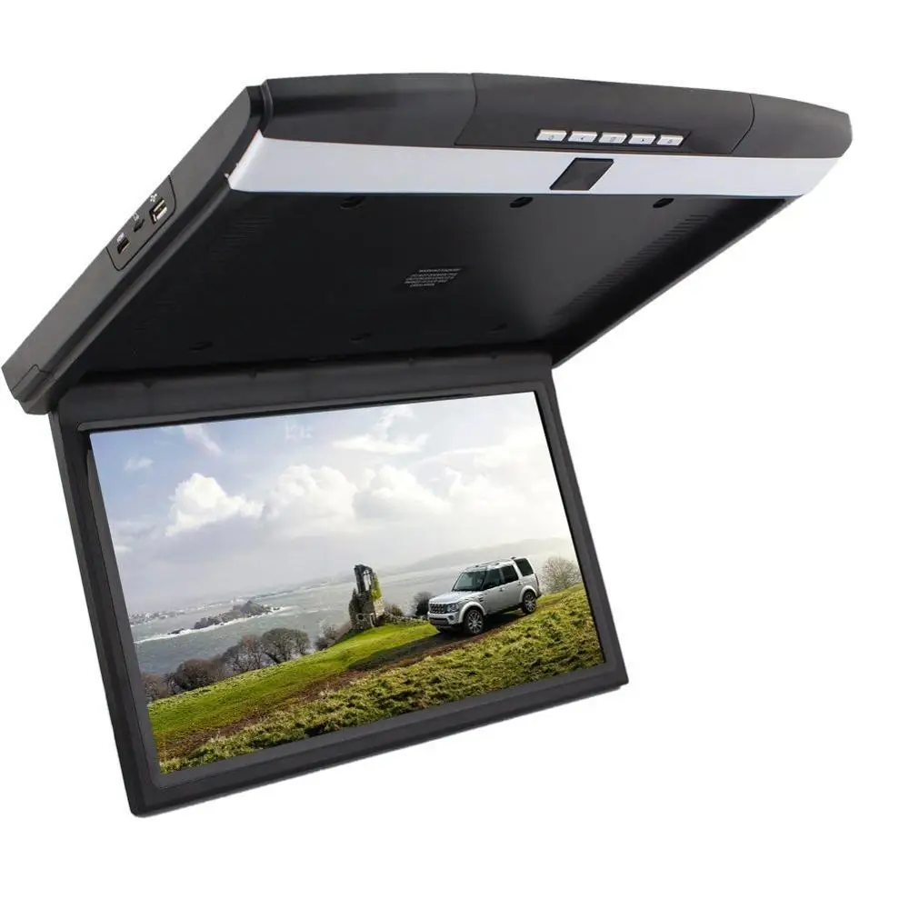 15'' 1080P Video Car Roof Mount Display Flip Down Monitor