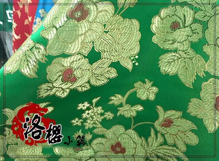 Тканая золотая ткань cheongsam костюм кимоно advanced cos Одежда металлическая Дамасская ткань шириной 1,5 метров