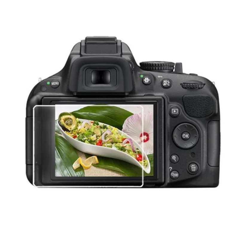 Закаленное защитное стекло для Nikon D5100 D5200 DSLR камера ЖК-дисплей Защитная пленка