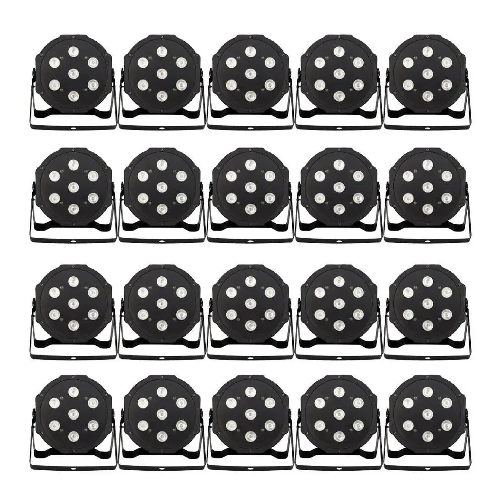 

20pcs 4 IN 1 RGBW 7X10W LED Par Stage Lighting DMX Mixing Washing Light
