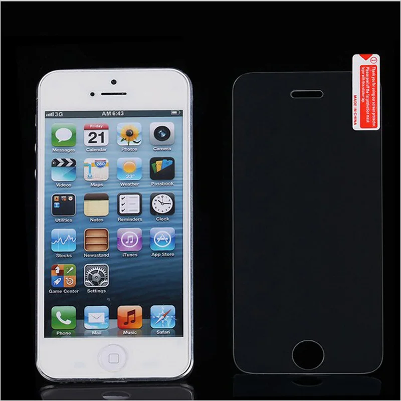 

FREE DHL 100X Ultra Thin 0.26 mm 2.5D Premium Tempered Glass Screen Protector For iPhone 5 5S 5c se HD Toughened Protective Film