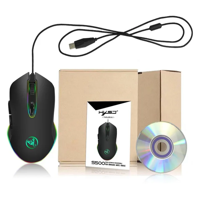 Wired Gaming Mouse USB Optical Gamer Mouse 4800DPI 6 Buttons for Laptop Desktop PC Computer Mice mouse sem fio Dropshipping Wired Gaming Mouse USB Optical Gamer Mouse 4800DPI 6 Buttons for Laptop Desktop PC Computer Mice mouse sem fio Dropshipping