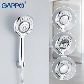 

GAPPO Shower Head Water Saving Round ABS Chrome Rainfall Shower Head Booster Bath Shower High Pressure Handheld Hand Shower