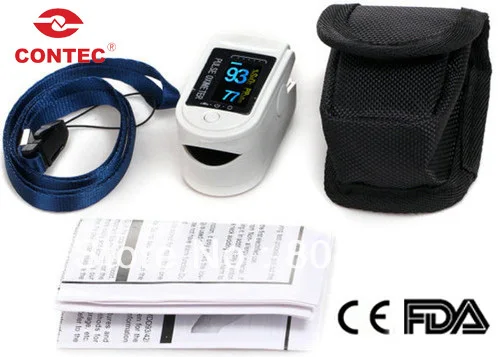 

Free Shipping Fingertip Pulse Oximeter Spo2 Monitor ,Fast and drop shipping CONTEC Brand CE&FDA pulse oximeter saturometro
