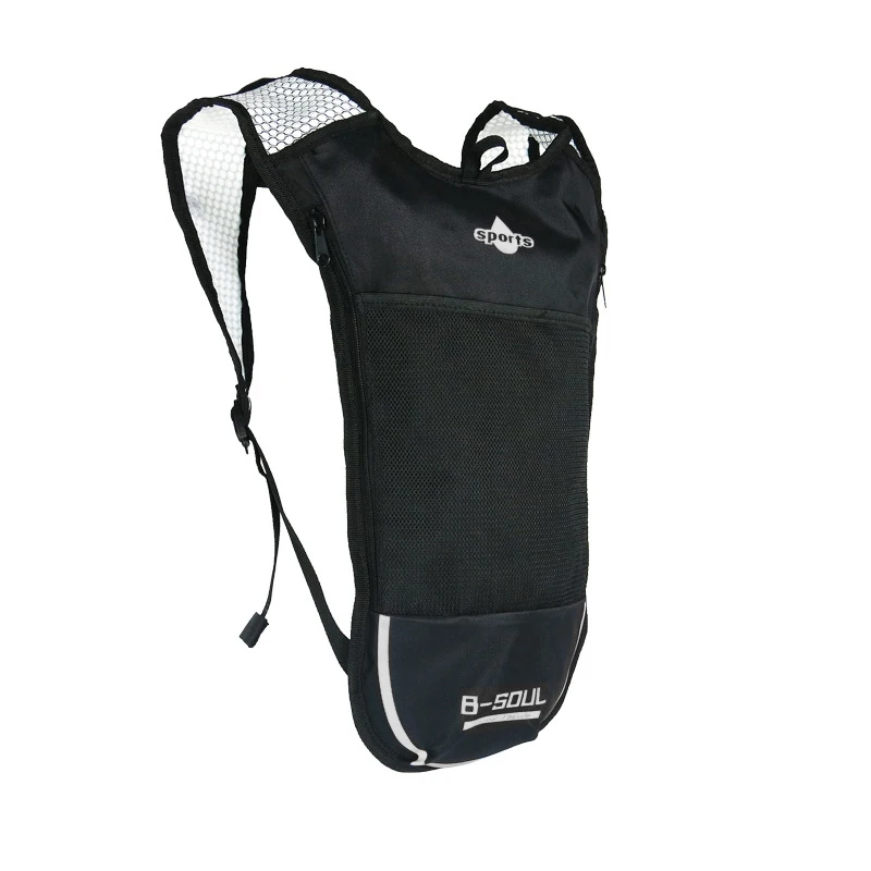 B-SOUL велосипедный рюкзак MTB 6L велосипедная сумка на открытом воздухе спортивные рюкзаки велосипедная Сумка Bolsa Bicicleta без сумки для воды - Цвет: only black backpack