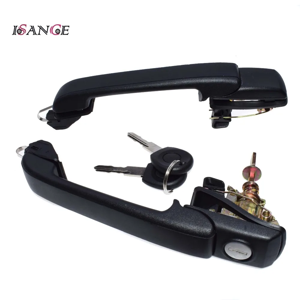 

ISANCE For VW Golf GTI Jetta 93-99 2pcs Metal Outside Exterior Door Handle 1H0837207C 1H4839205