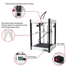 Newest 3D printer Large 220*220*290mm Sheet Metal frame High Quality Precision DIY kit LCD CL-260 Ultimaker2 UM2