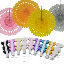 1pc 20/25/30cm  Pinwheel Paper Fans Flower Tissue Paper Craft Wedding Baby Shower Birthday Party Decorative Supplies