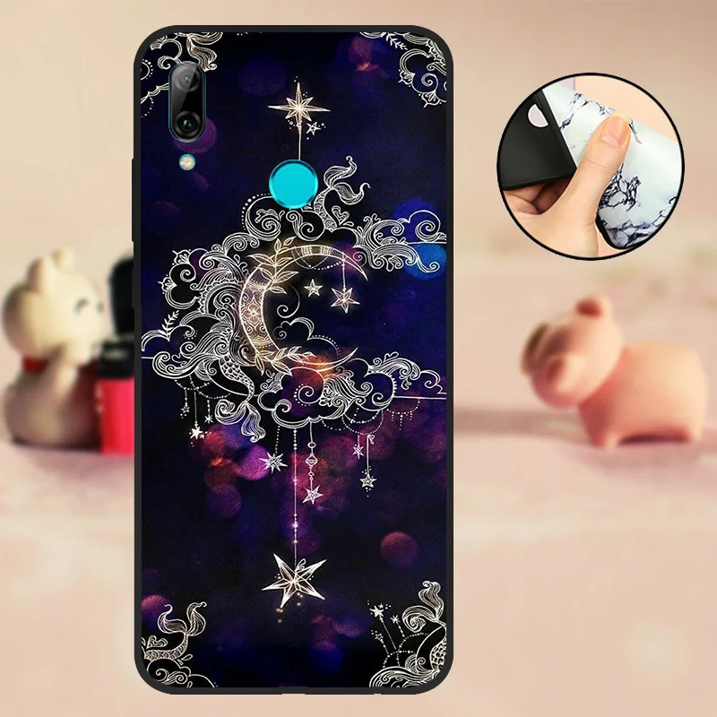 P Smart Coque для huawei PSmart чехол силиконовый черный ТПУ 6," для huawei P Smart Чехол для мобильного телефона мягкий - Цвет: T25