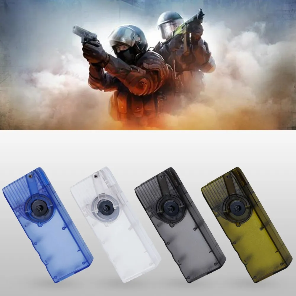Online Airsoft Paintball 1000rd Rounds Plastic BB Speed loader M4 Hand Crank Military Fast BB Loader for AEG EBB Magazine