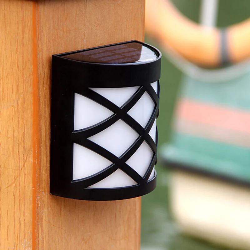 solar powered system wireless waterproof exterior security exterior security wall lights