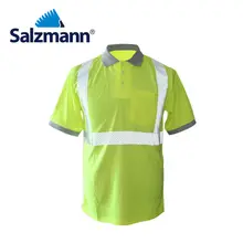 Зальцман дышащая Высокая видимость светоотражающие рабочие поло