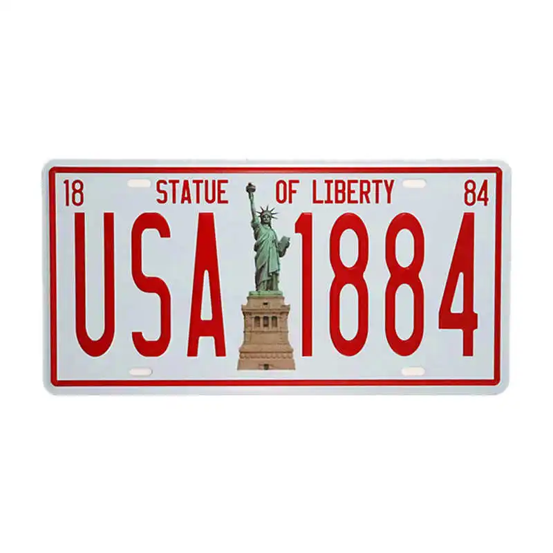 Металлическая жестяная вывеска для автомобиля, трасса 66, вывеска в ...