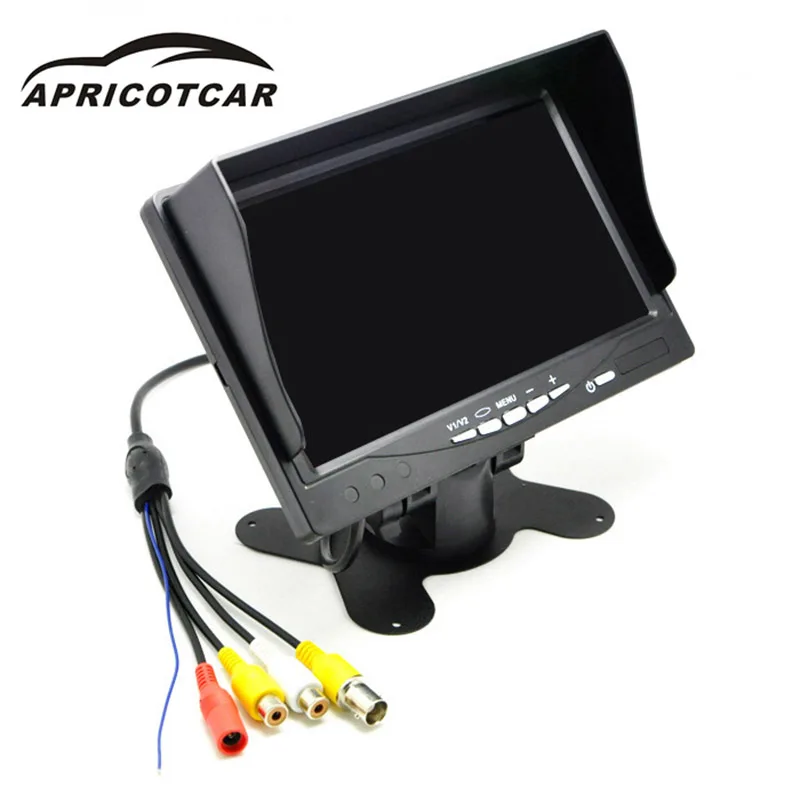

800*480 The New Auto Parts Car Sunshade Display Large 7 Inch LCD Display 8-35V Wide High Priority Reverse Pressure Screen