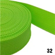32 20mm 25mm 38mm 50mm wide Imicka webbing fruit green
