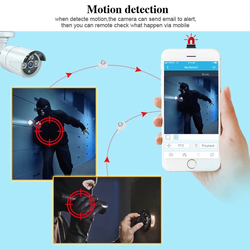 1080P Wireless CCTV System H.265 2MP 8CH HD wi-fi NVR kit Outdoor IR Night Vision IP Wifi Camera Security System Surveillance