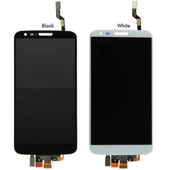 

LCD Touch Screen Digitizer Assembly for LG G2 D800 D802 Replacement Black White LCD Display Screen Repair Parts With Frame