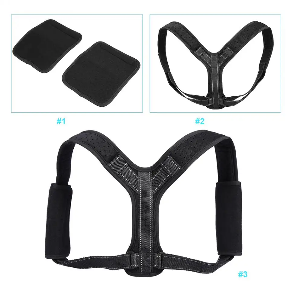 Adjustable Adult Back Clavicle Posture Corrector Belt Orthopedic Vest Medical Upper Back Brace Corset Shoulder Support Bandage a