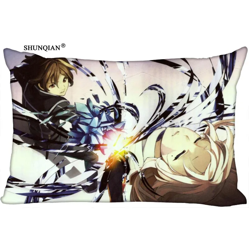 19 Прямоугольная шелковая наволочка с принтом «Guilty Crown», с двух сторон, подарок на Ваш образ 35x45 см, 30x60 см, 40x60 см, 45x75 см, 50x75 см - Цвет: 19