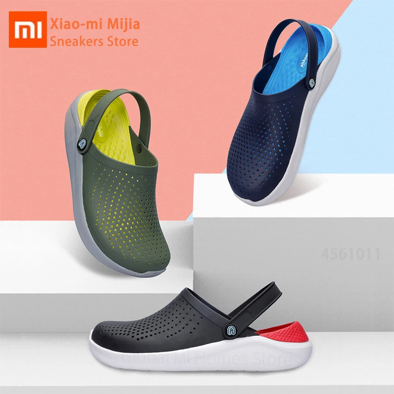 Xiaomi Mijia Aishoes летняя пляжная обувь Cave пропускает воздух и поглощая формальдегид и мягкие и удобные за отдельную туфлю два способа ношения