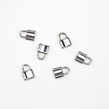 5pcs/lot Stainless Steel Hypoallergenic Padlock Charm 23x15mm Steel Tone Never Fade Lock Floating Pendant DIY Jewelry Findings