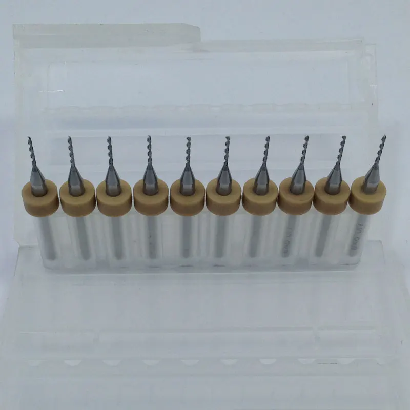 

10Pc 0.9mm CNC cutter PCB Print Circuit Board Carbide Micro Drill Bits Tool End Milling