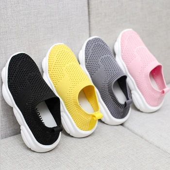 

2019 spring and summer new Korean version of the breathable single net girls sports shoes in the big boy a pedal casual shoes