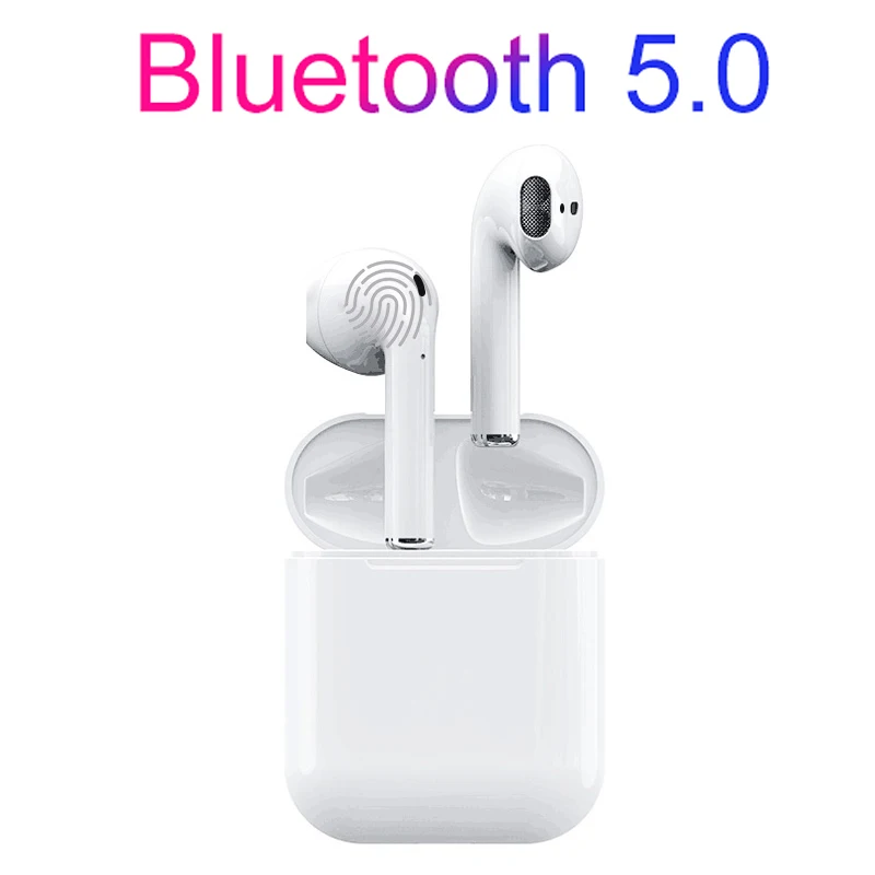 

i12 TWS Mini Bluetooth Wireless Headsets earphone headphones For Iphone 7 8 X XS XR Sony Andorid in Double ear air Earbuds pods