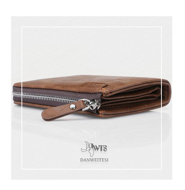 men wallet genuine leather