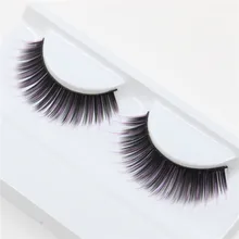 1 pair Long Natural Eye Lashes High Quality Fake False thick Makeup Eyelash Extension