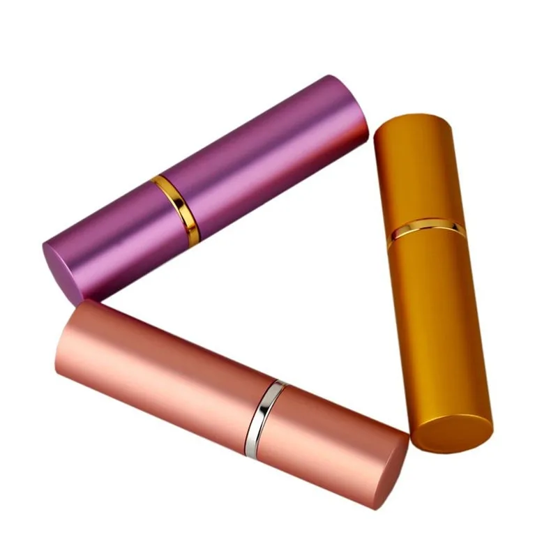 spesifikasi 5 Warna 10 Ml Aluminium Parfum Isi Ulang Botol Perjalanan Parfum Penyemprot Mini Botol Semprot Botol Kosong