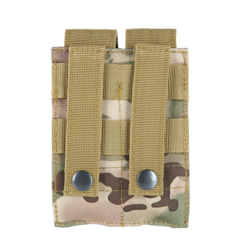 Многоцветный нейлоновый 600D тактический Molle двойной пистолет Mag подсумок для