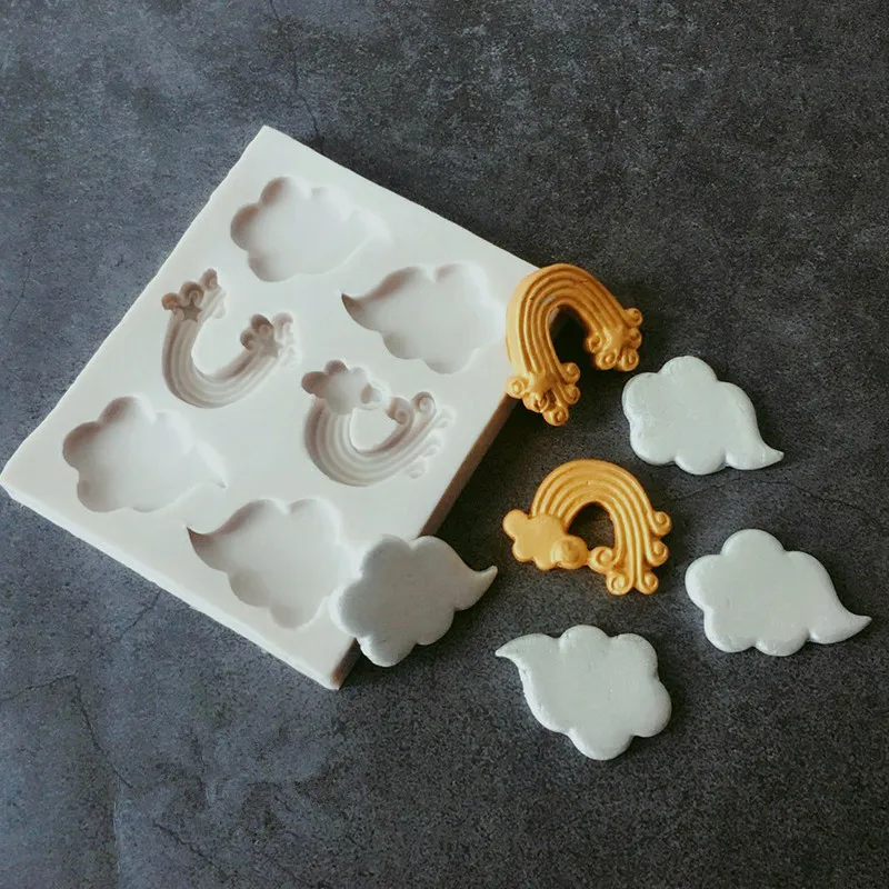 Rainbow Clouds Collection Cake Mold Chocolate Mould for the Kitchen