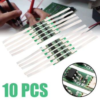 

10pcs 3A BMS PCM Protection Board 1S 3.7V for 18650 Li-ion lithium Cell Continuous Working Current With Nickel Plated
