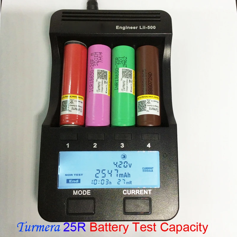 18650 аккумулятор inr18650 25r 20a 2500mAh с полосками, припаянными для аккумуляторной отвертки для дрели turmera 18650