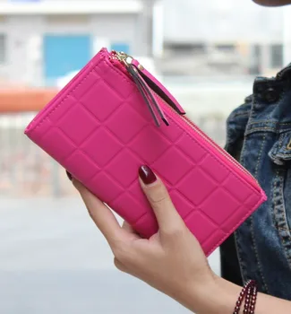 

Fashion Brand Design Women PU Leather Clutch Wallet Bags Embossing Women Long Wallet Female Big Coin Purses Card Holder