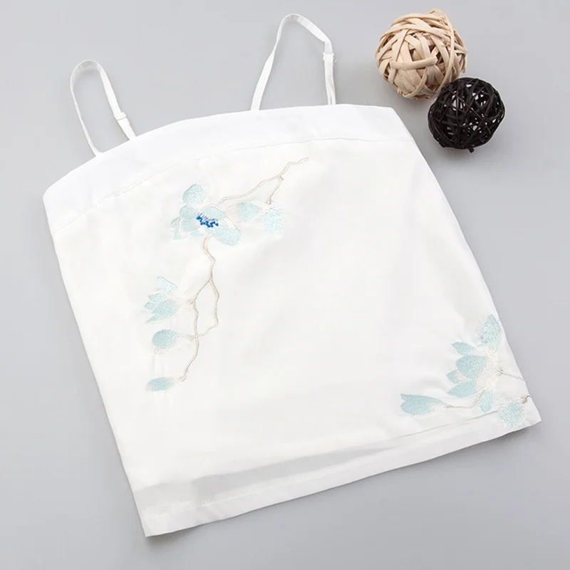 Женский Традиционный китайский танцевальный костюм, женский рукав hanfu fairy camisole, китайский танцевальный костюм, женский топ на бретелях - Цвет: color2