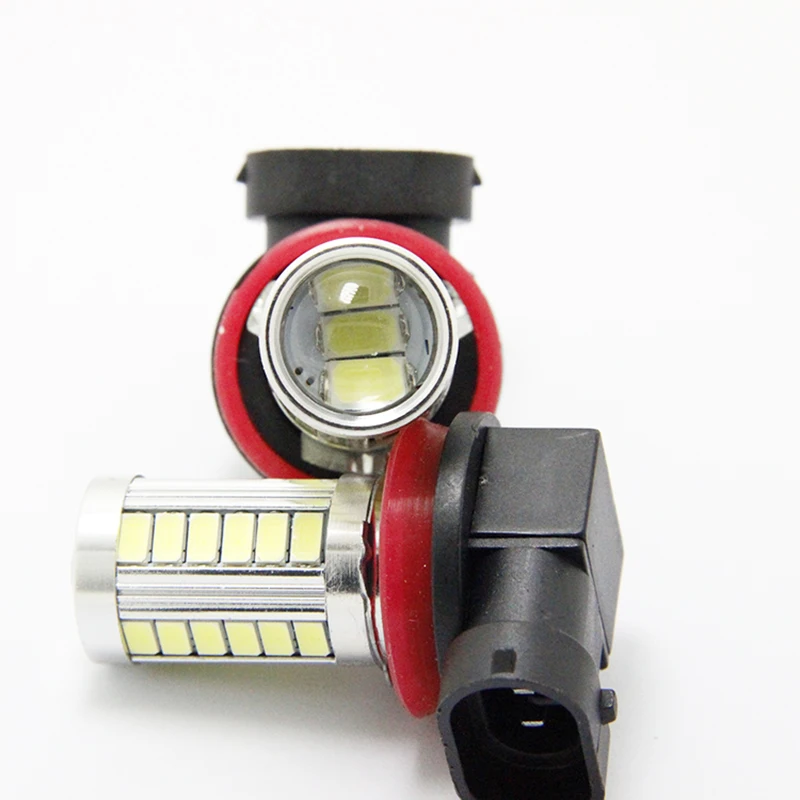 Оптовая продажа 50 шт. белсветодиодный светодиодные лампы WTS H11 H8 33smd 5730