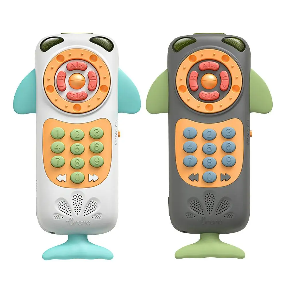 

MultiFunctional Mobile Phone Toy Puzzle Early Educational Smartphone Touch Screen Phone Toys with Sound Music for 12 Months Baby