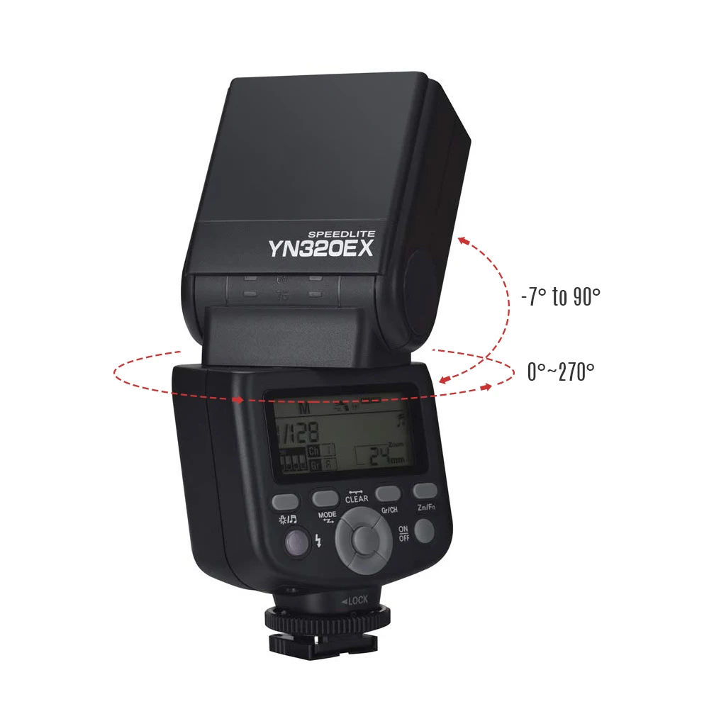 YONGNUO YN320EX Беспроводная ttl камера вспышка Master Slave Speedlite 1/8000s HSS GN31 5600K для sony A7/A99/A77