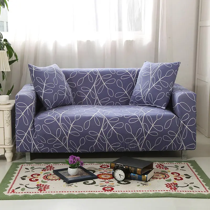 Tanie Szara narzuta na sofę elastyczne pokrowce na meble elastyczna narzuta na sofę s do salonu narzuty zestaw wypoczynkowy cover elastan couch 1 4 seater