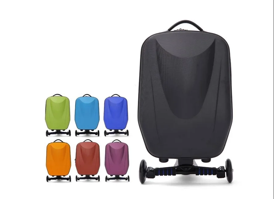 

Scooter Luggage Trolley skateboard suitcase Boarding Box Travel Bag Suitcase children rolling luggage