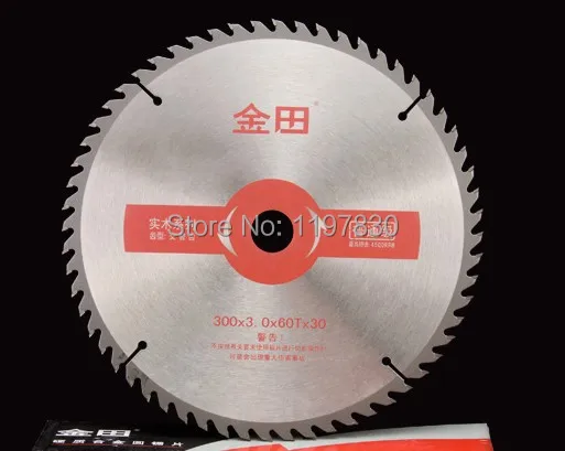 

Free shipping of high quality wood working 300*3.0*30/25.4*60Z TCT saw blade high density carbide for hard wood/MDFcutting