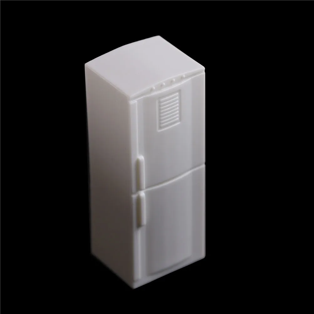 

Kids Pretend Play Toy White 1/12 Dollhouse Miniature 2 Door Fridge Refrigerator Freezer Kitchen Furniture 29*24*75mm